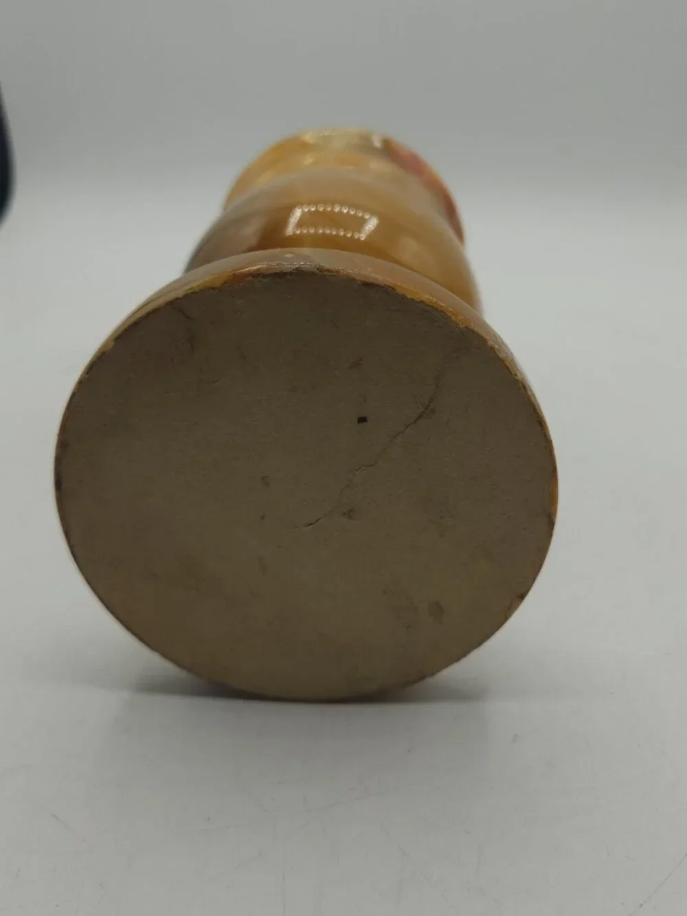 Vintage Cream and Brown Stone Marble Onyx Planter Decorative - 8